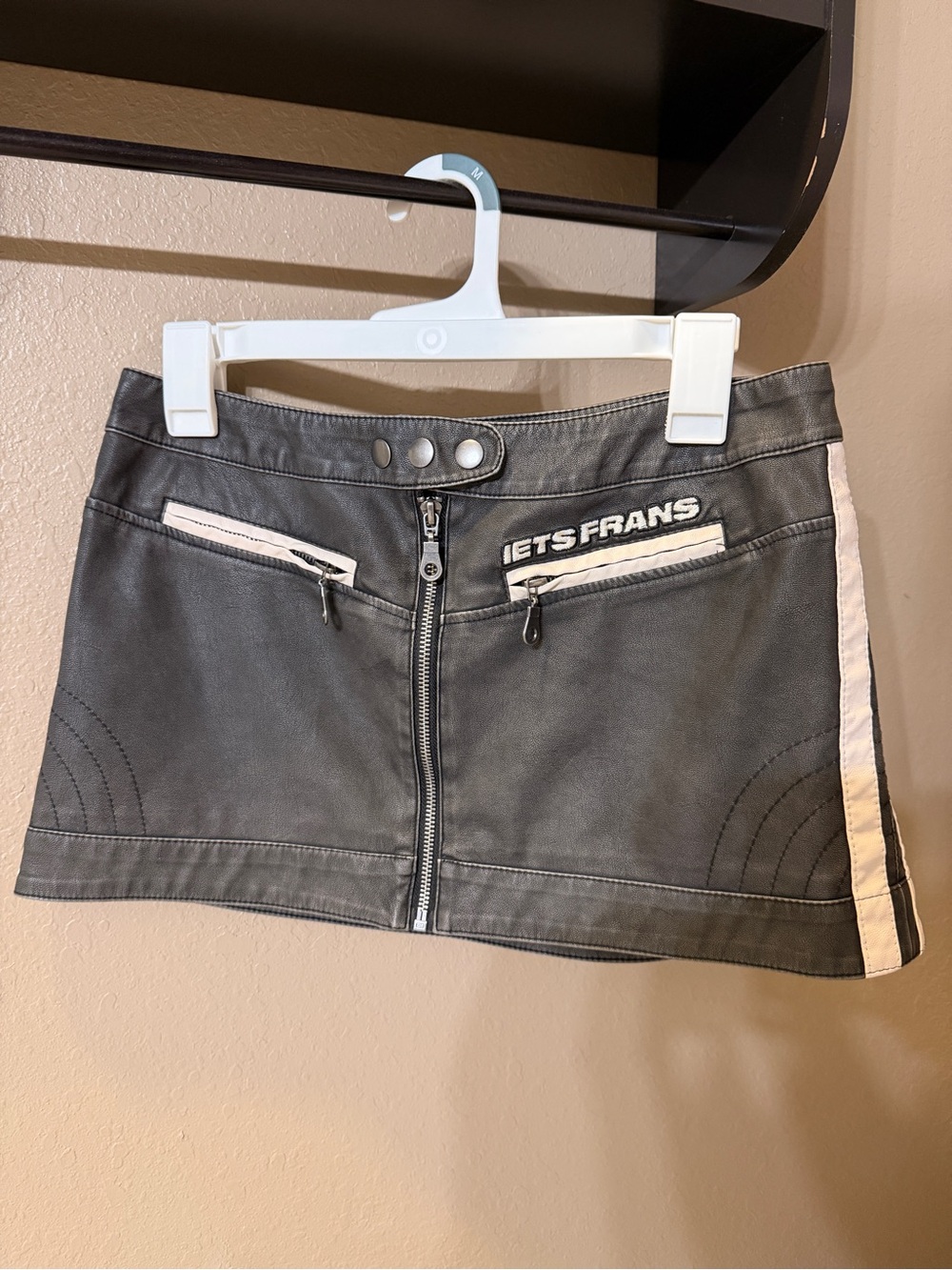 Urban Outfitters Gray Mini Skirt with White Trim